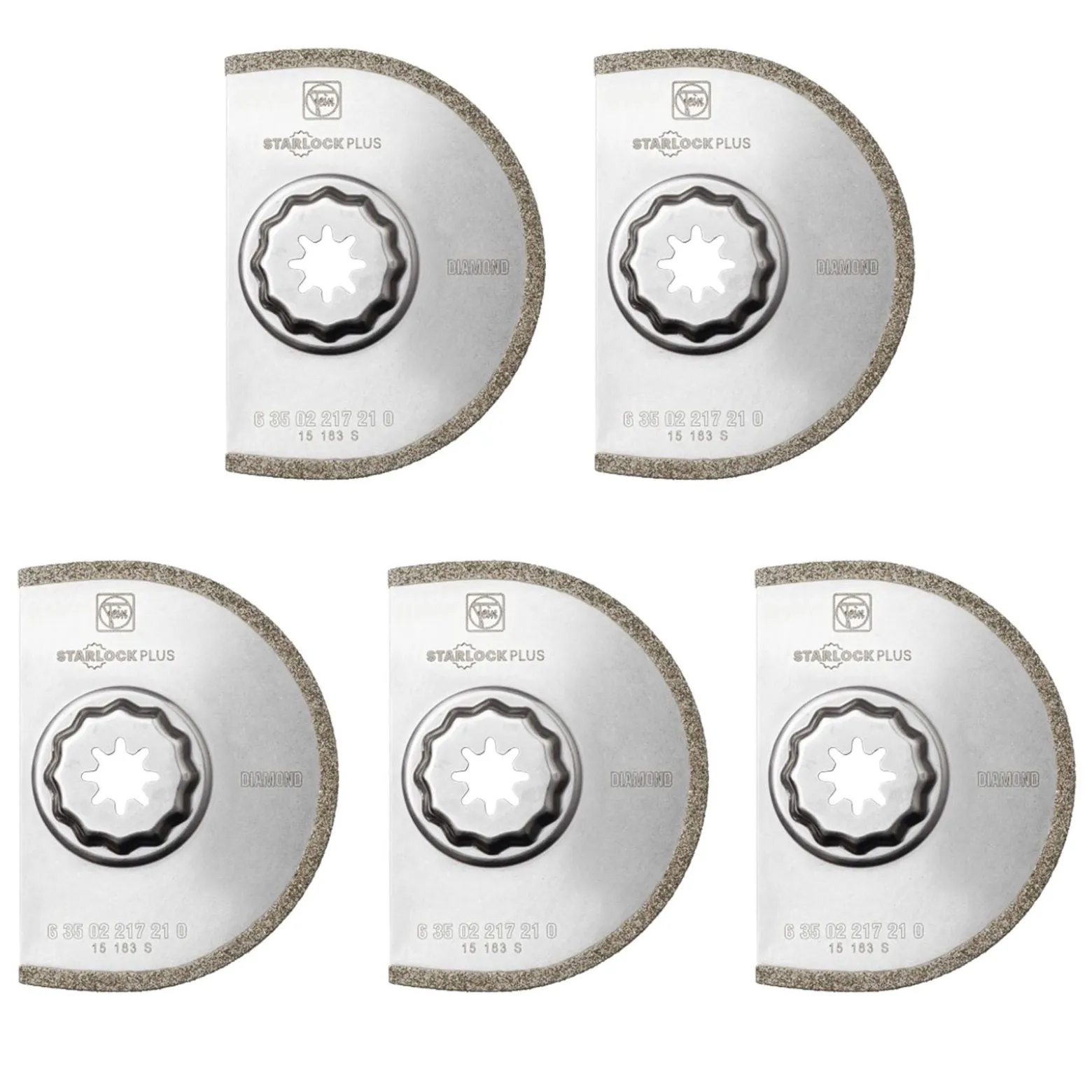 Fein 5x Diamant-Sägeblatt StarlockPlus 90 mm - 63502217230