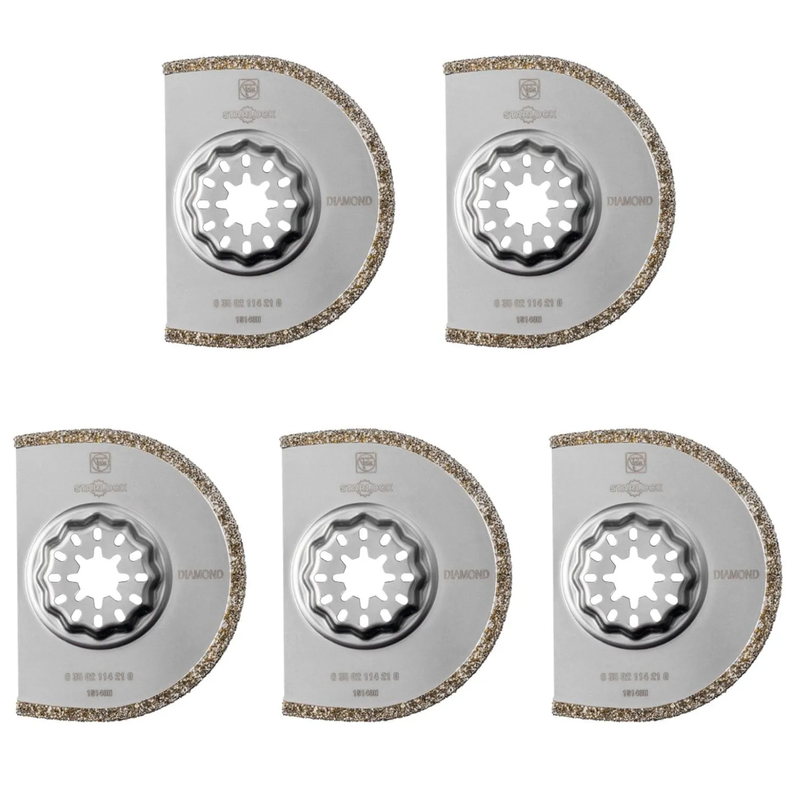 Fein 5x Diamant-Sägeblatt Starlock 75 mm - 63502114230