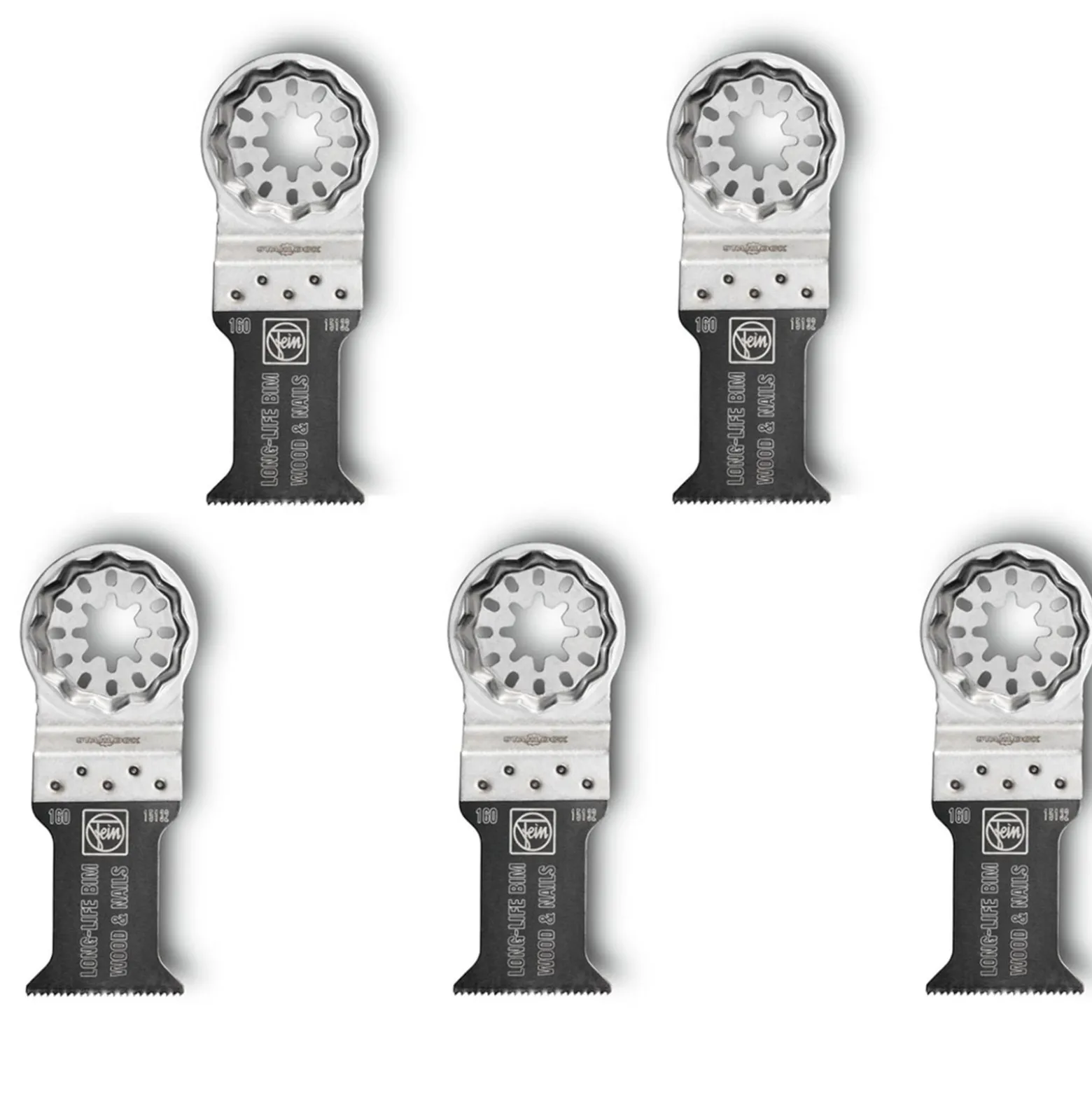 Fein 5x E-Cut Long-Life Sägeblatt Starlock 35 mm - 63502160230