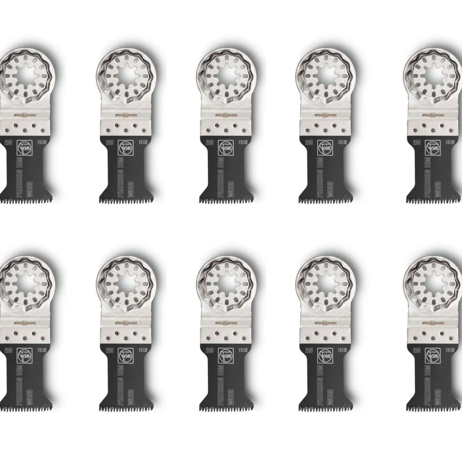 Fein 10x E-Cut Precision BIM-Sägeblatt Starlock 35 mm - 63502205240