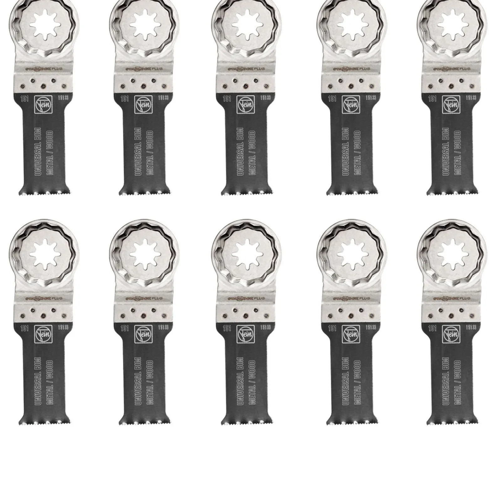 Fein 10x E-Cut Universal Sägeblatt StarlockPlus 28 mm - 63502151240