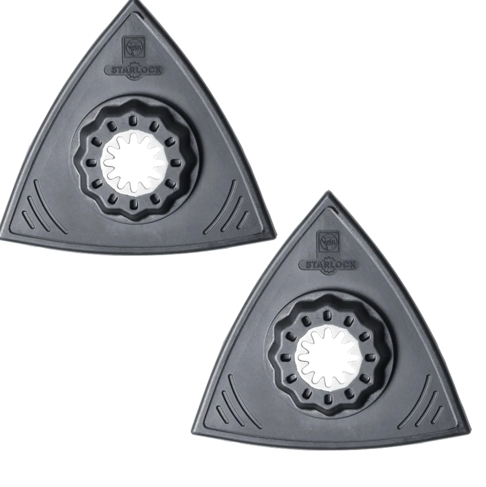 Fein 2x Schleifplatte Dreiecksform flach - 63806142220