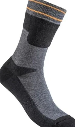 FELDTMANN Funktionssocke Dibbersen Größe 47-50 schwarz / grau - 3623-47S