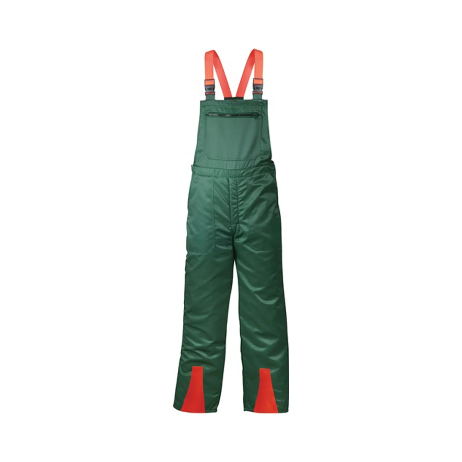FELDTMANN Schnittschutzlatzhose FICHTE grün / rot Gr. 52 - 22772-52