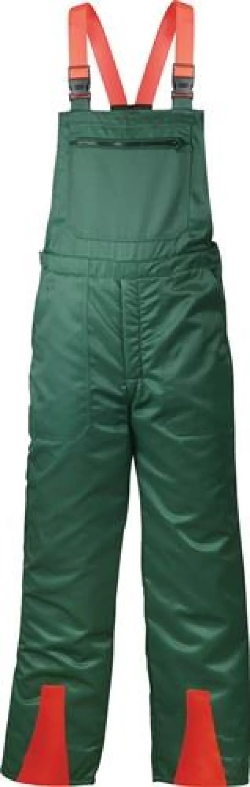 FELDTMANN Schnittschutzlatzhose FICHTE grün / rot Gr. 52 - 22772-52