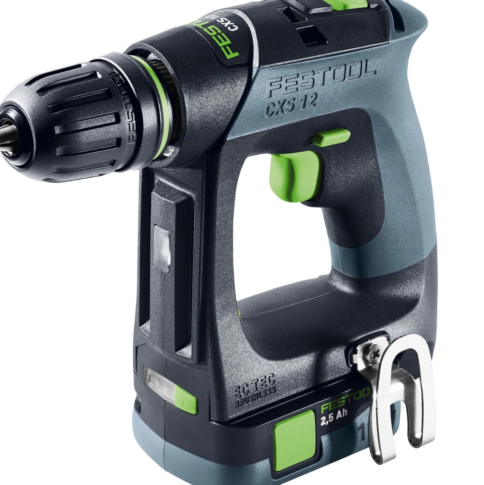 Festool Akku-Bohrschrauber CXS 12 2,5-Plus / 2x 2,5 Ah Akku + Ladegerät im Systainer - 576864