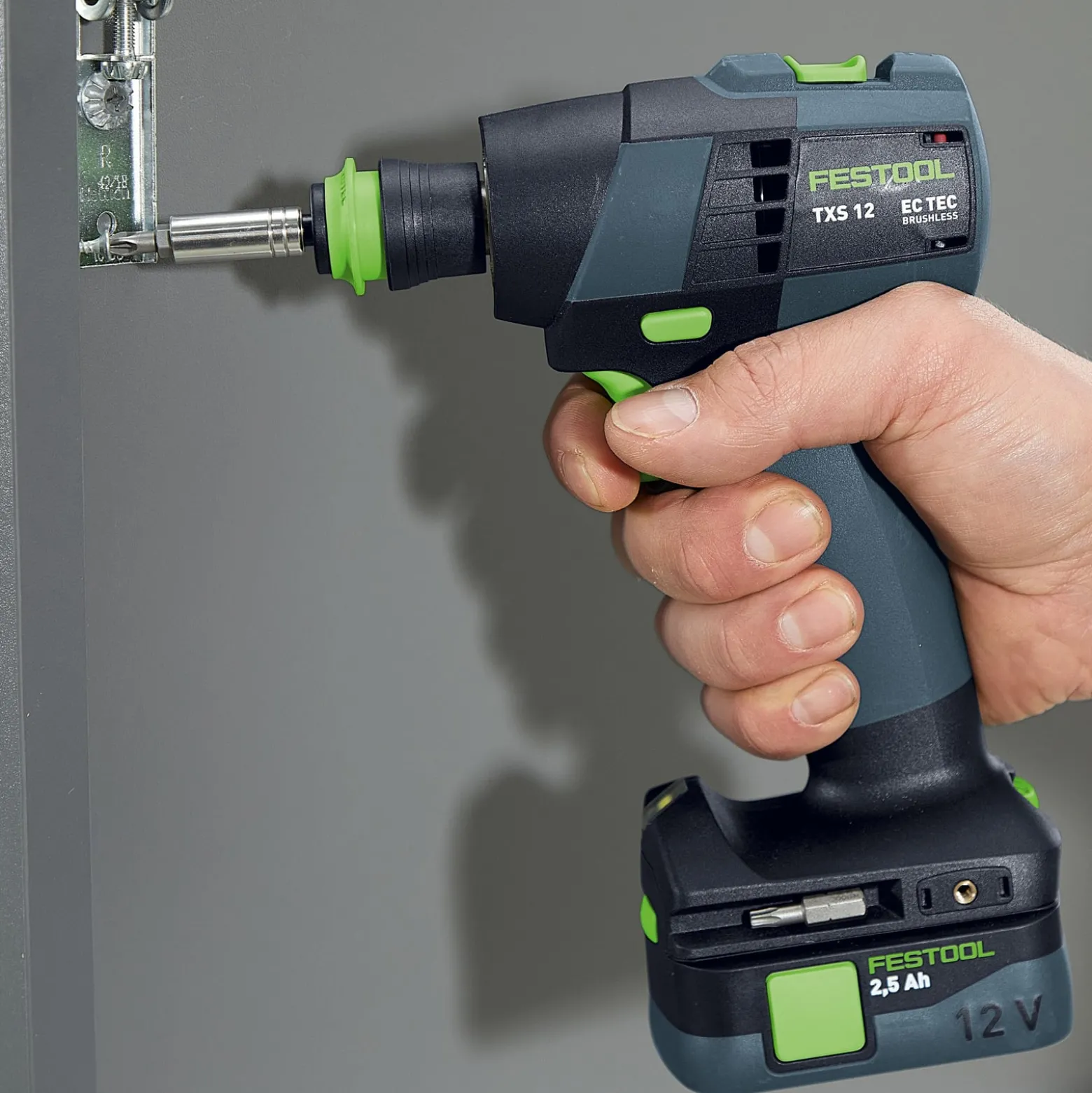 Festool Akku-Bohrschrauber TXS 12 2,5-Set / 2x 2,5 Ah Akku + Ladegerät im Systainer - 576874