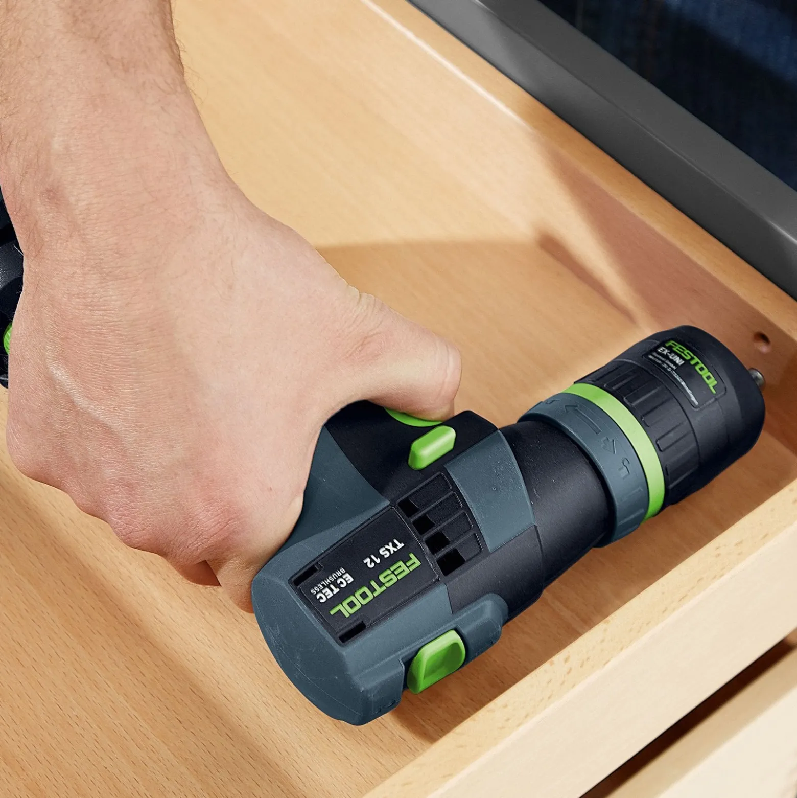 Festool Akku-Bohrschrauber TXS 12 2,5-Set / 2x 2,5 Ah Akku + Ladegerät im Systainer - 576874