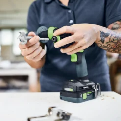 Festool Akku-Schlagbohrschrauber TPC 18/4 I-Basic-Set QUADRIVE + Zubehör im Systainer - 577625