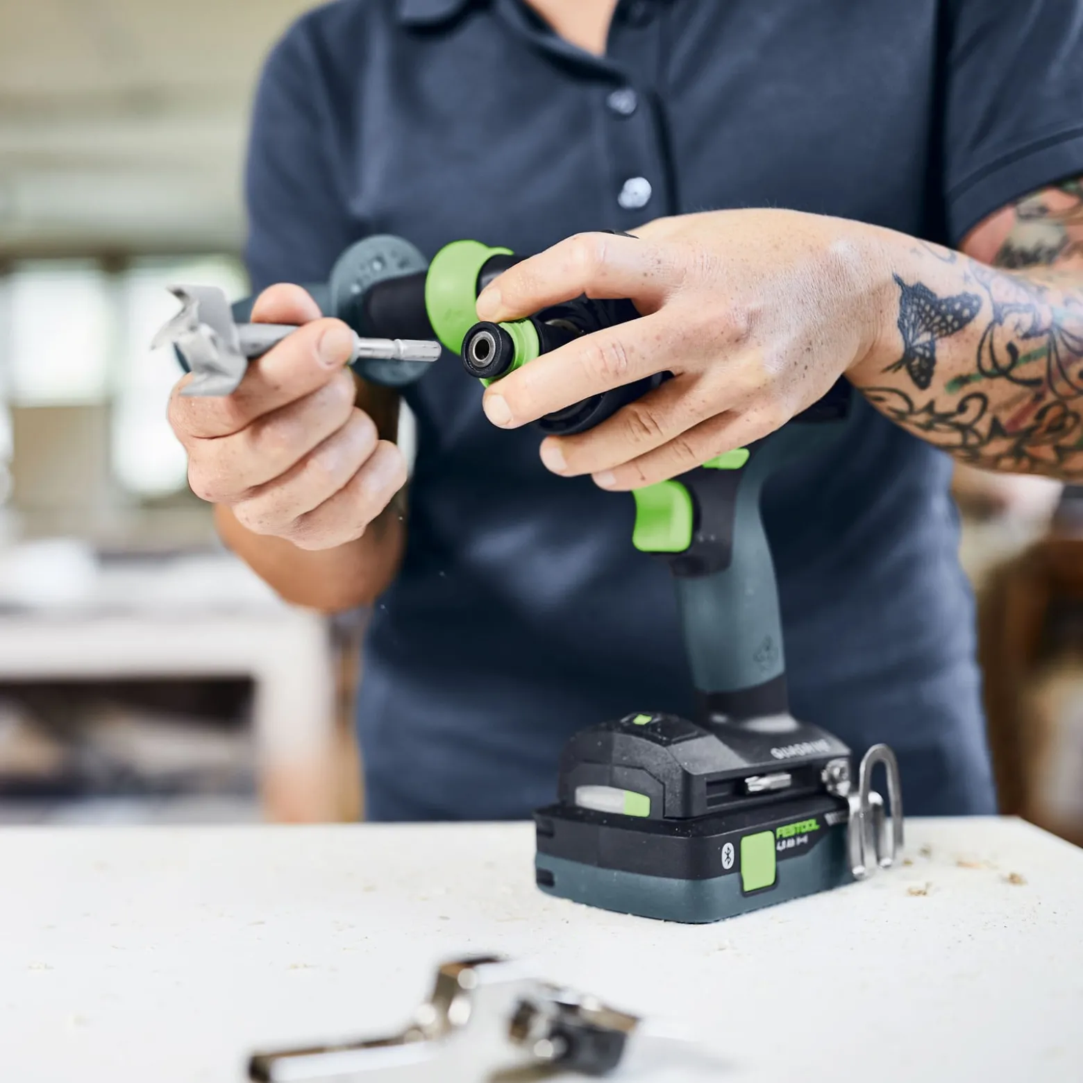 Festool Akku-Schlagbohrschrauber TPC 18/4 I-Basic-Set QUADRIVE + Zubehör im Systainer - 577625