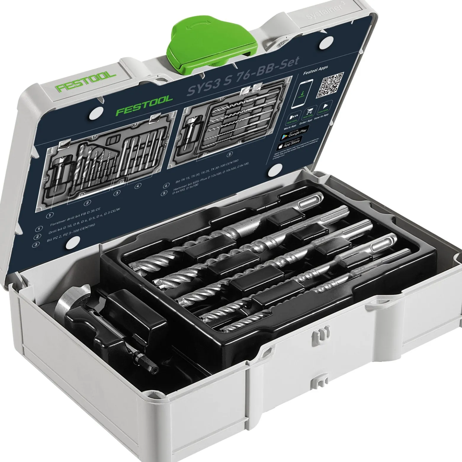 Festool Bit und Bohrer-Set SYS3 S 76-BB-Set - 578119