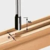 Festool Nutfräser HW Schaft 12 mm HW S12 D14/50 - 491089