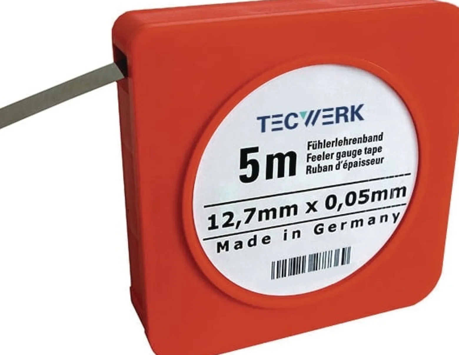 Fühlerlehrenband S.0,07mm L.5m B.12,7mm TECWERK