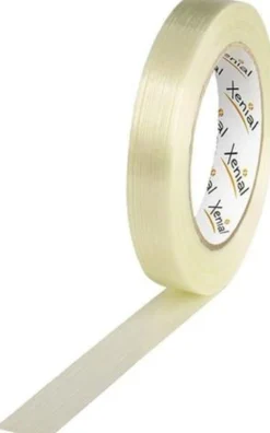 Filamentklebeband m.Längsfaden Breite 19mm Länge 50m S.100µ transparent XENIAL