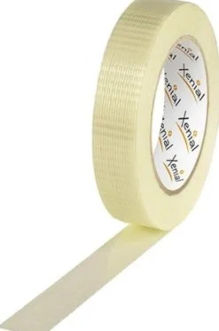 Filamentklebeband m.Längs-/Querfaden Breite 25mm L.50m S.125µ transparent XENIAL