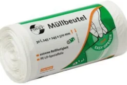 FIRST Müllbeutel 36005 LDPE 305+305x850mm ws 50 St./Pack.