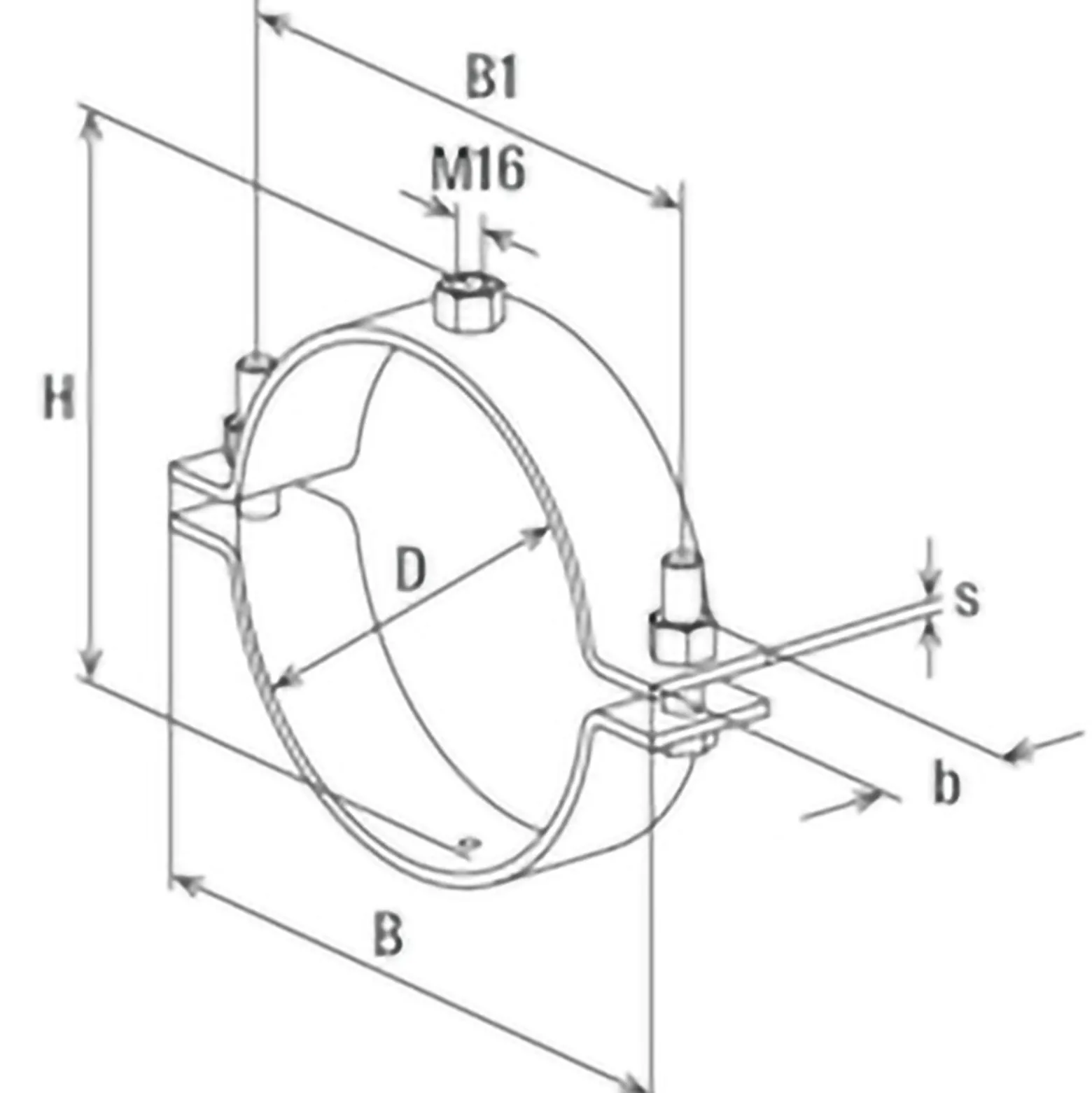 Fischer Festpunktschelle FFSC 168,3 - 567736