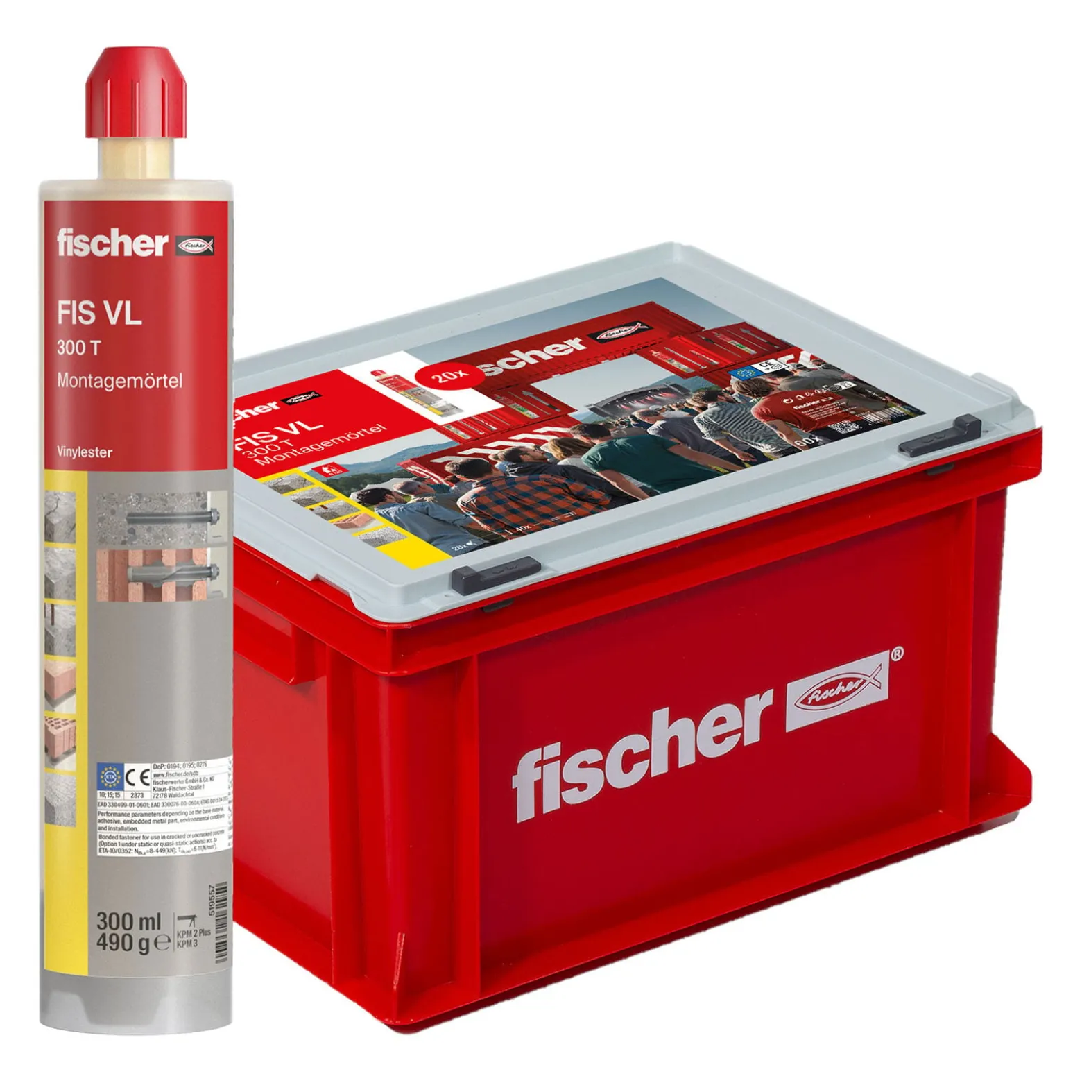 Fischer Handwerkerkoffer Montagemörtel FIS VL 300 T- 553657