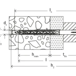Fischer Langschaftdübel SXRL 8x120 T K (4) - 544552