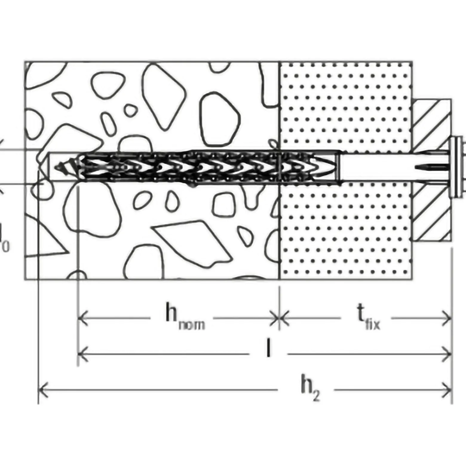 Fischer Langschaftdübel SXRL 8x80 FUS K (4) - 544547