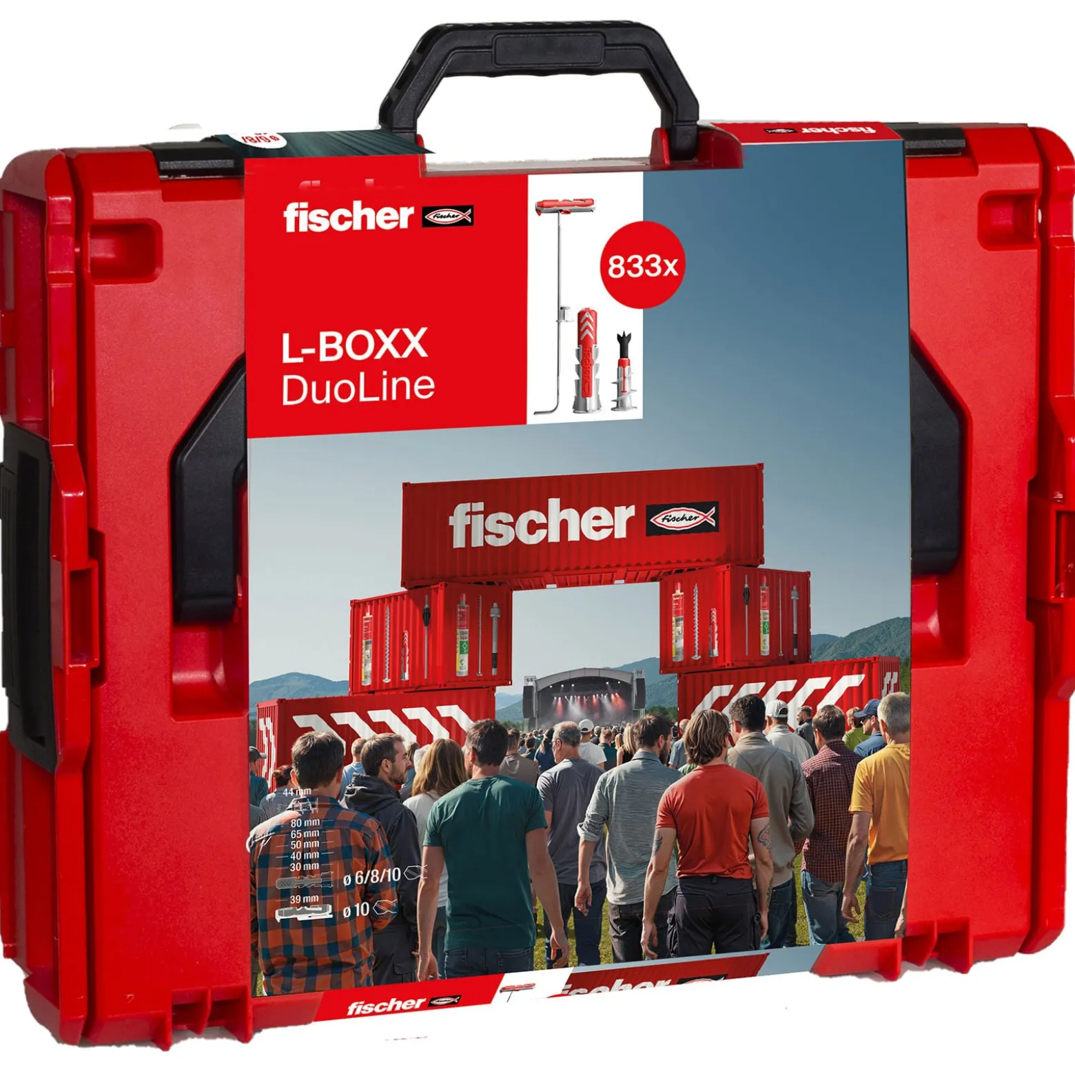 Fischer L-Boxx 102 DUO-Line 828tlg. - 558626