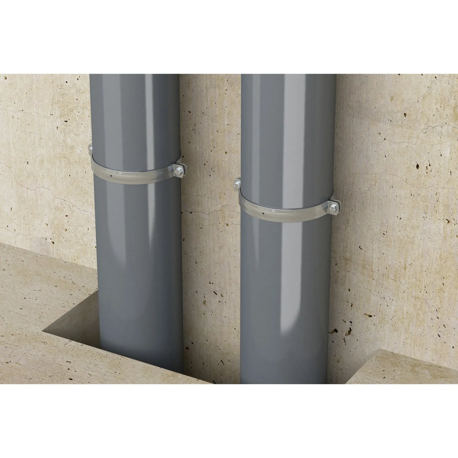 Fischer Massivrohrschelle FRSMN 25-30 M8/M10 (50 Stk.) - 570154