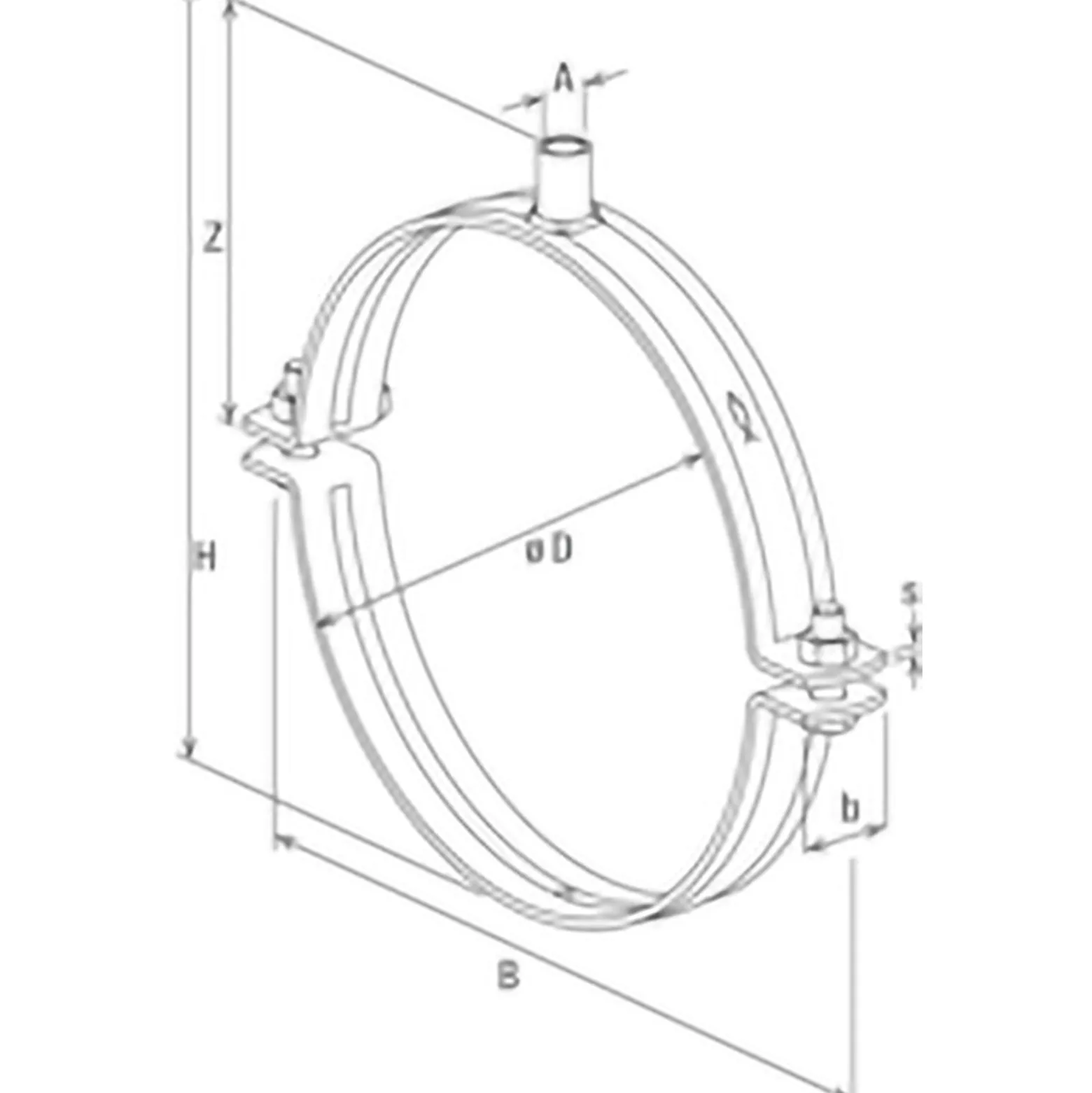 Fischer Massivrohrschelle FRSMN 219-226 M12/M16 (10 Stk.) - 570134