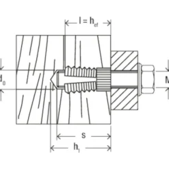 Fischer Messingdübel PA 4 M8/25 K (4 Stk.) - 503786