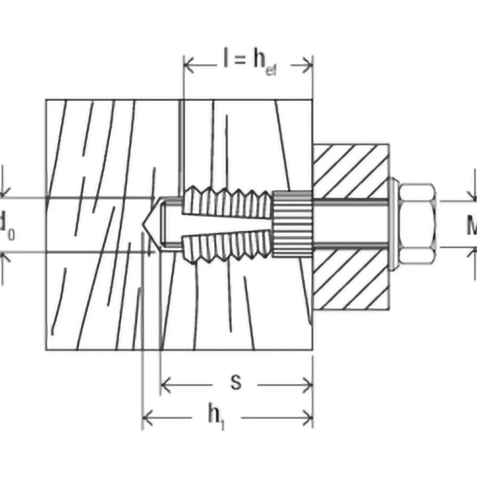Fischer Messingdübel PA 4 M8/25 K (4 Stk.) - 503786