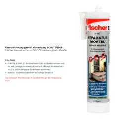 Fischer Reparaturmörtel DEC ZEG zementgrau - 534474