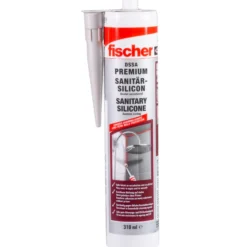 Fischer Sanitärsilicon DSSA 310 ml sanitärgrau - 512209
