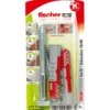 Fischer 2x DUOPOWER 14x70 S mit Schraube - 537626