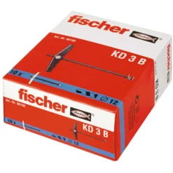 Fischer 10x Federklappdübel KD 3 B Beutel - 80192
