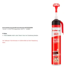 Fischer 1x GOW Montagekleber 200 ml - 545860