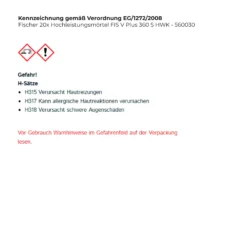 Fischer 20x Hochleistungsmörtel FIS V Plus 360 S HWK - 560030