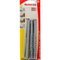 Fischer 4x Langschaftdübel SXRL 10x140 T Senkkopfschraube - 62412