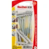 Fischer 8x Langschaftdübel SXR 6x50 Z Senkkopfschraube (PZ) - 503416