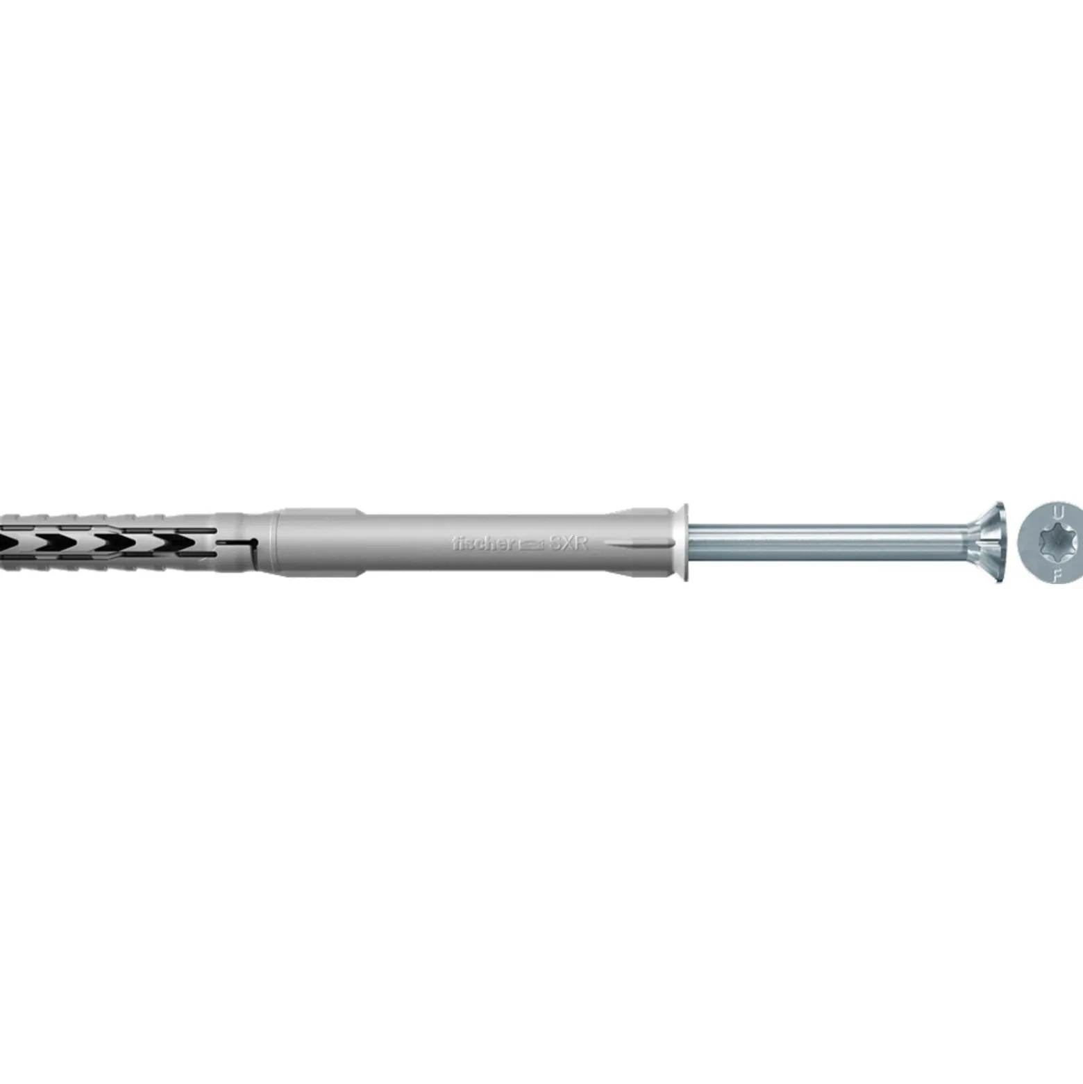 Fischer 50x Langschaftdübel SXR 8 x 60 mm T mit Sicherheitsschraube - 502999