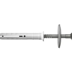 Fischer 50x Nageldübel N 6 x 40/10 S D Nagelschraube und Dichtscheibe A2 nichtrostender Stahl - 050367