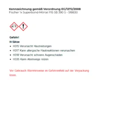 Fischer 1x Superbond-Mörtel FIS SB 390 S - 518830