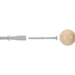 Fischer 5x Türstopper TS 8 S schwarz - 060539