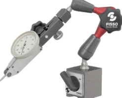 FISSO Magnetmessstativ STRATO-LINE R. 130mm Gesamt-H. 220mm Haftkraft 300 N - 570-2500
