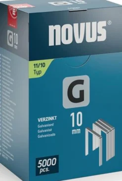 Flachdrahtklammer G Typ 11 B10,6xL10mm Draht-B.1,25mm 5000 St.NOVUS