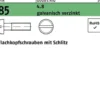 Flachkopfschraube DIN 85/ISO 1580 Schlitz M5x40 4.8 galv.verz. 2000St.