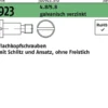 Flachkopfschraube DIN 923 Schlitz/Ansatz M4x4x6,0 4.8/5.8 galv.verz. 100St.