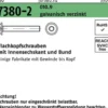 Flachkopfschraube ISO 7380-2 Bund/Innen-6kt M12x30 010.9 galv.verz. 100St.