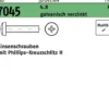 Flachkopfschraube ISO 7045 PH M3,5x5-H 4.8 galv.verz. 2000St.