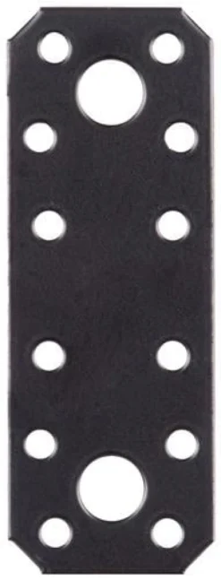 Flachverb.EN 14545 L.96mm B.35mm S.2,5mm STA schwarz ku.-besch.GAH