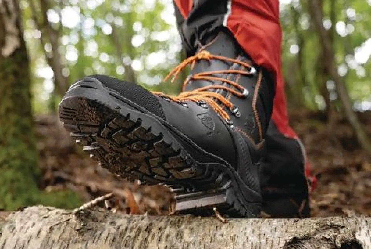 Forstsicherheitsstiefel KAILASH Gr.46 schwarz/orange GlattlederS3 HRO CI HI SRC