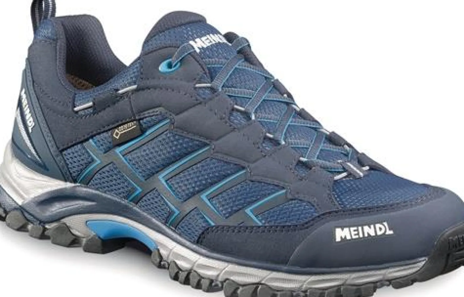Freizeitschuh Caribe GTX Gr.43 marine/blau Velour/Mesh MEINDL